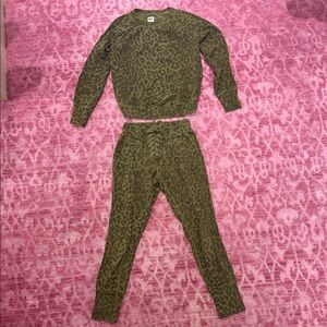 NSF Animal Print Sweat Set